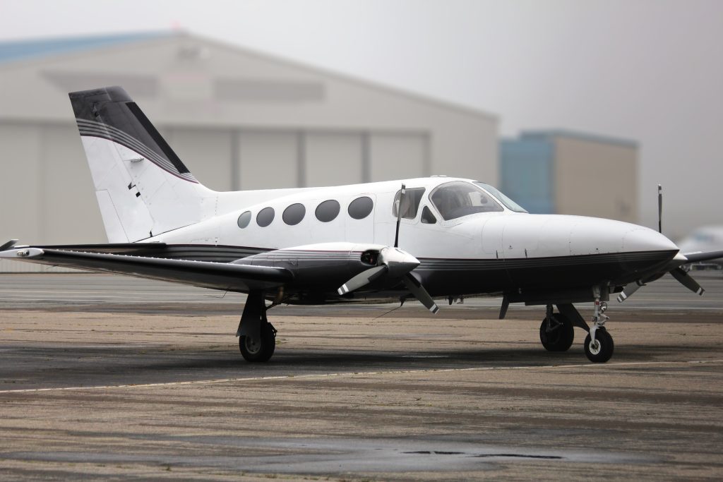 small plane on tarmac